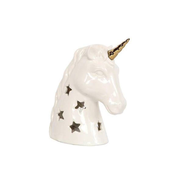 7" Ceramic Unicorn Night Light Lamp
